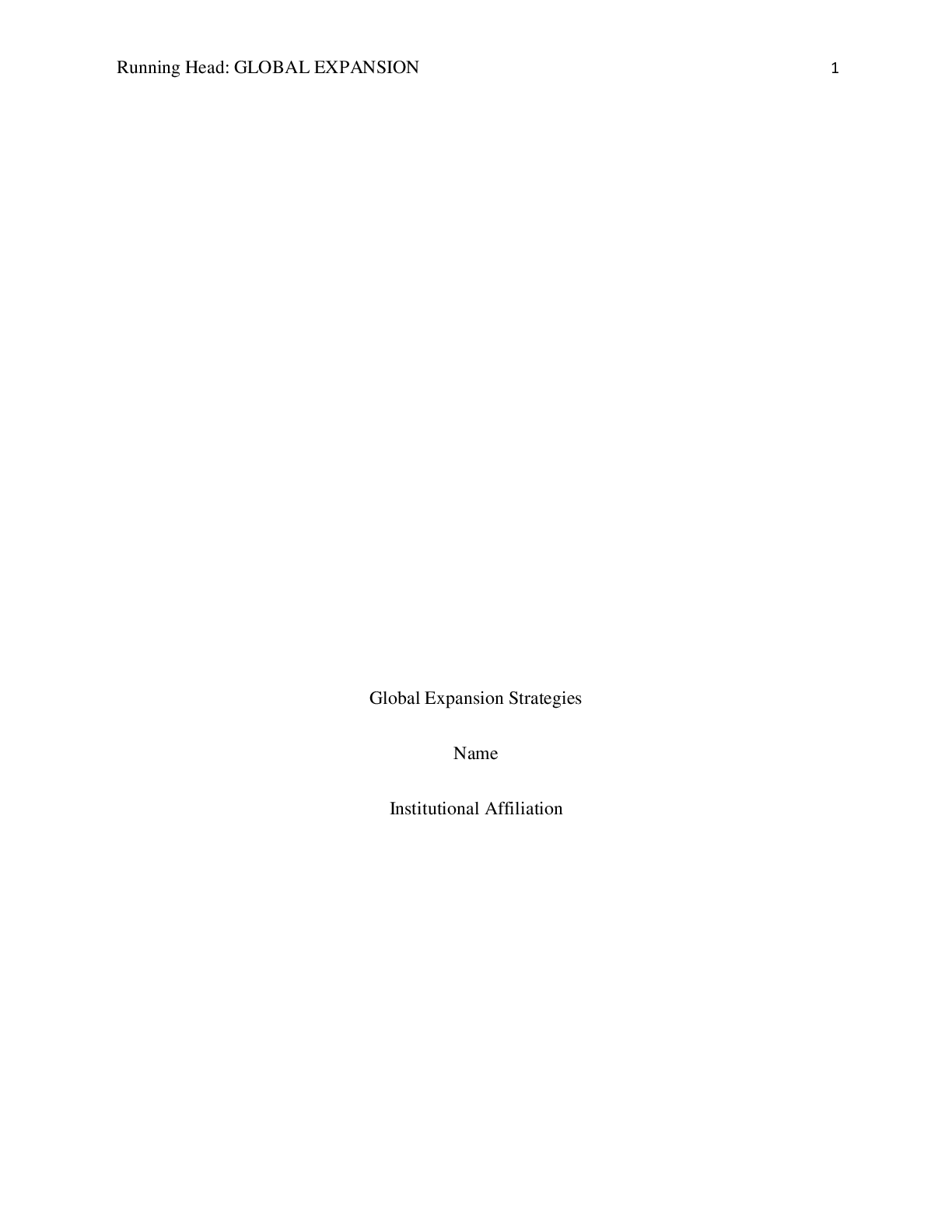 Preview image of Wal-Mart’s Global Strategies UPDATED PAPER document